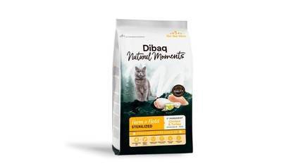 DIBAQ NATURAL MOMENTS 5 STAR Chicken and Turkey Food for Sterilized Cats 1.5kg