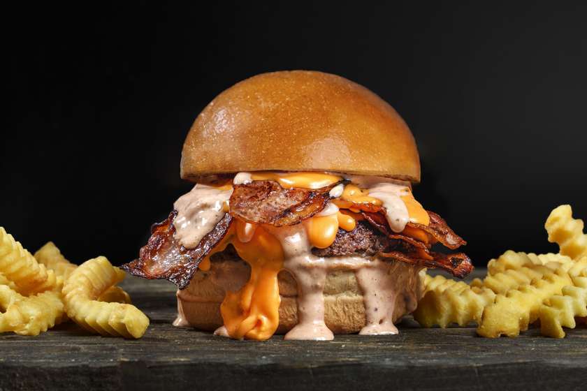 Bacon Burger & Fries