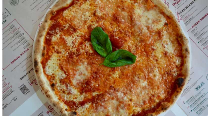 Red Margherita Pizza