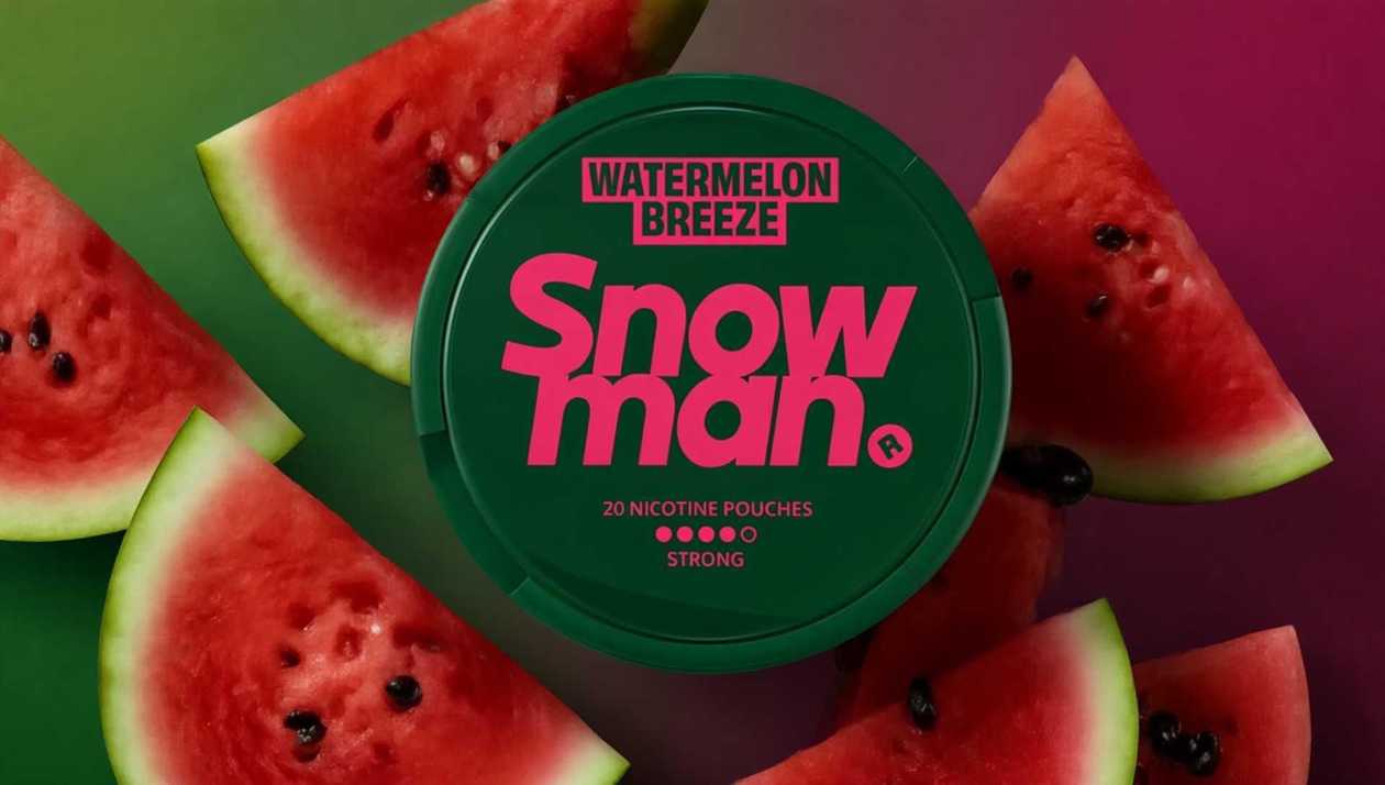 Snowman Watermelon Breeze (Qarpız)  Strong (12mg)  Nicopods