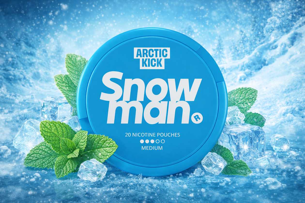 Snowman Arctic Kick  (Nanə+Buz) 9mg (medium)  Nicopods