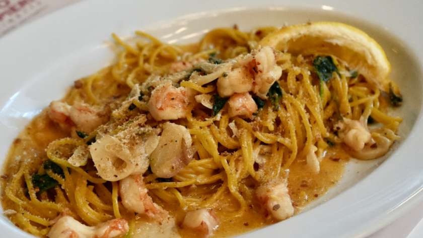 Spaghetti with Lemon and Shrimp