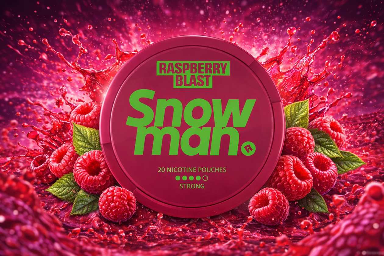 Snowman  Raspberry Blast (Moruq) Strong (12mg)  Nicopods