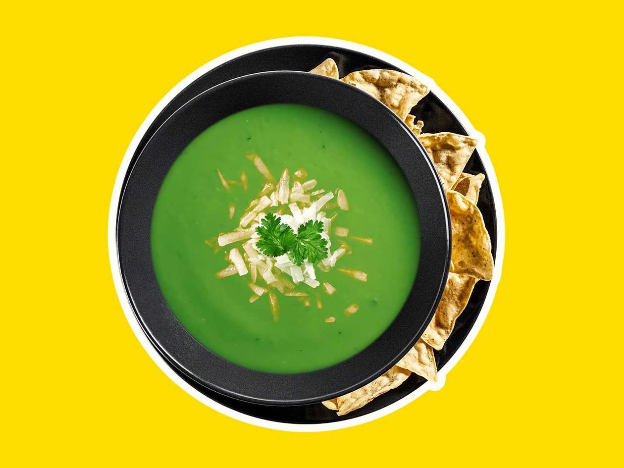 Large soup with chips - Pea 450 ml