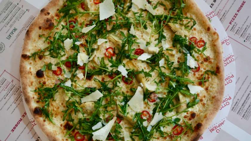 Lemon Artichoke Pizza