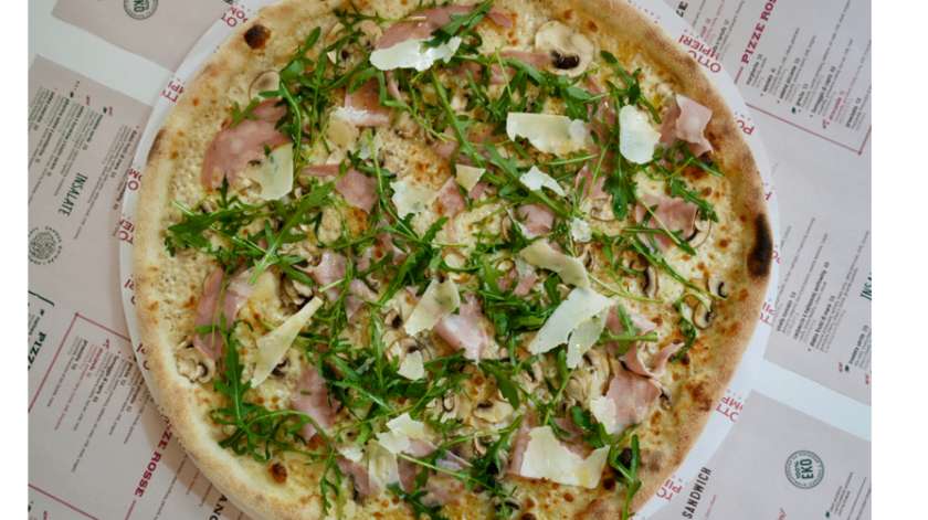 White Mortadella Truffle Pizza