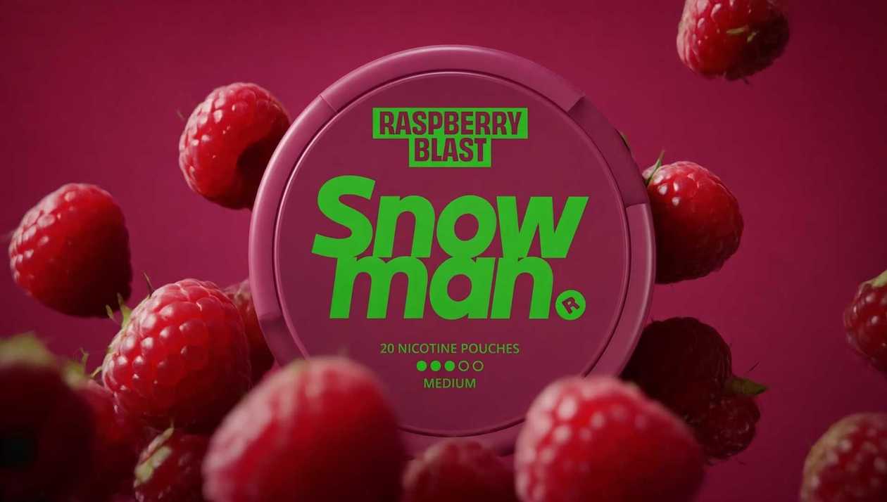 Snowman  Raspberry Blast (Moruq) Medium (9mg)  Nicopods