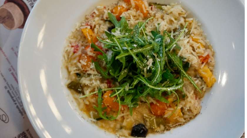 Risotto with Grilled Vegetables