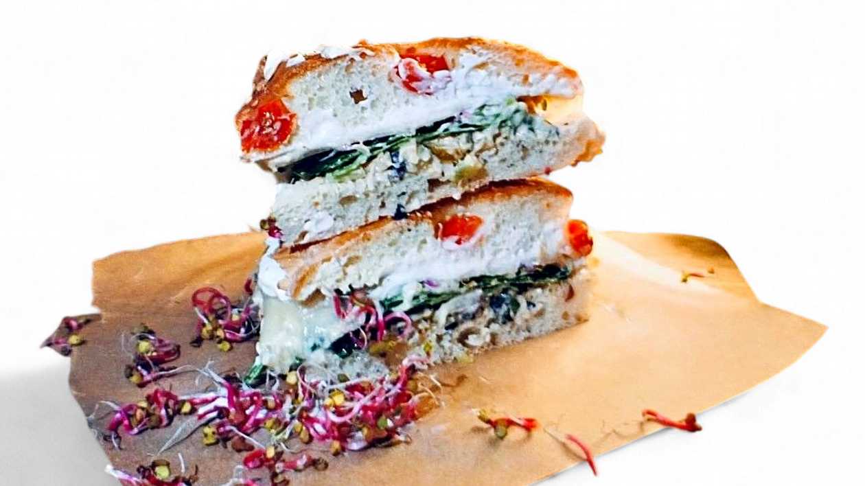 Focaccia Sandwich with No-Tuna