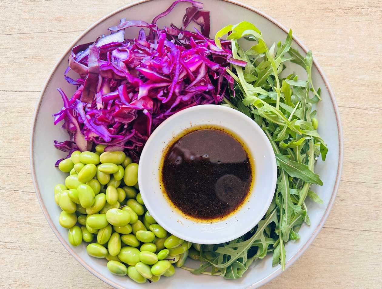 Salată edamame - vegan