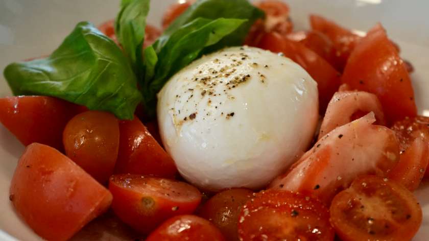 Buffalo Mozzarella DOP with Fresh Tomatoes