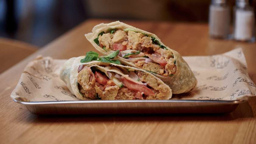 Fresh Mint Veggie Wrap