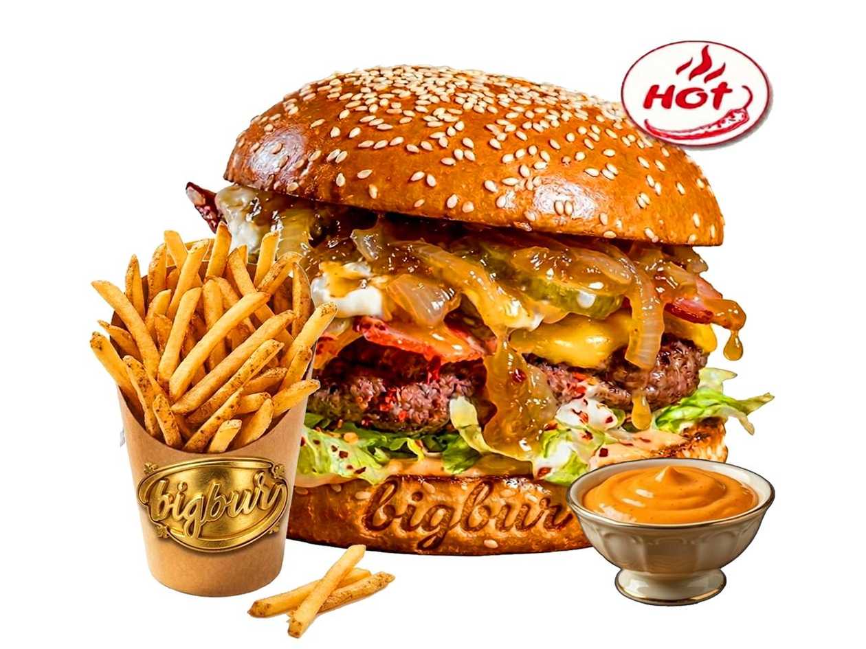 Spicy Burger Meniu 500g
