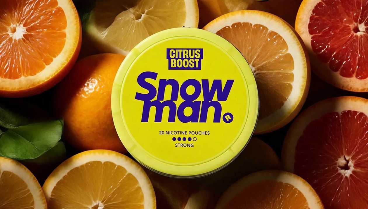 Snowman Citrus Boost (Sitrus Meyvələri) 12mg (strong) Nicopods