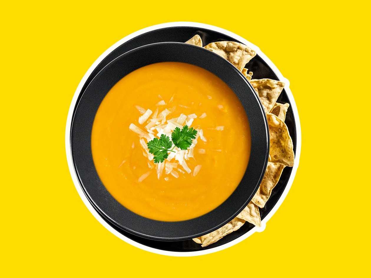 Large  soup with chips - Pumpkin 450 ml