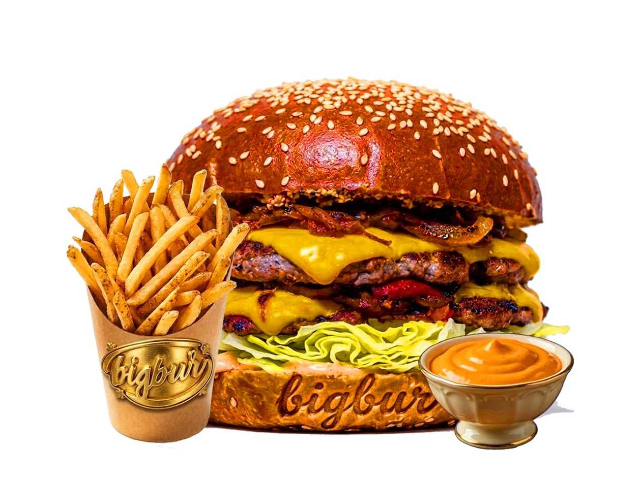 Double Smash Burger Meniu 600g