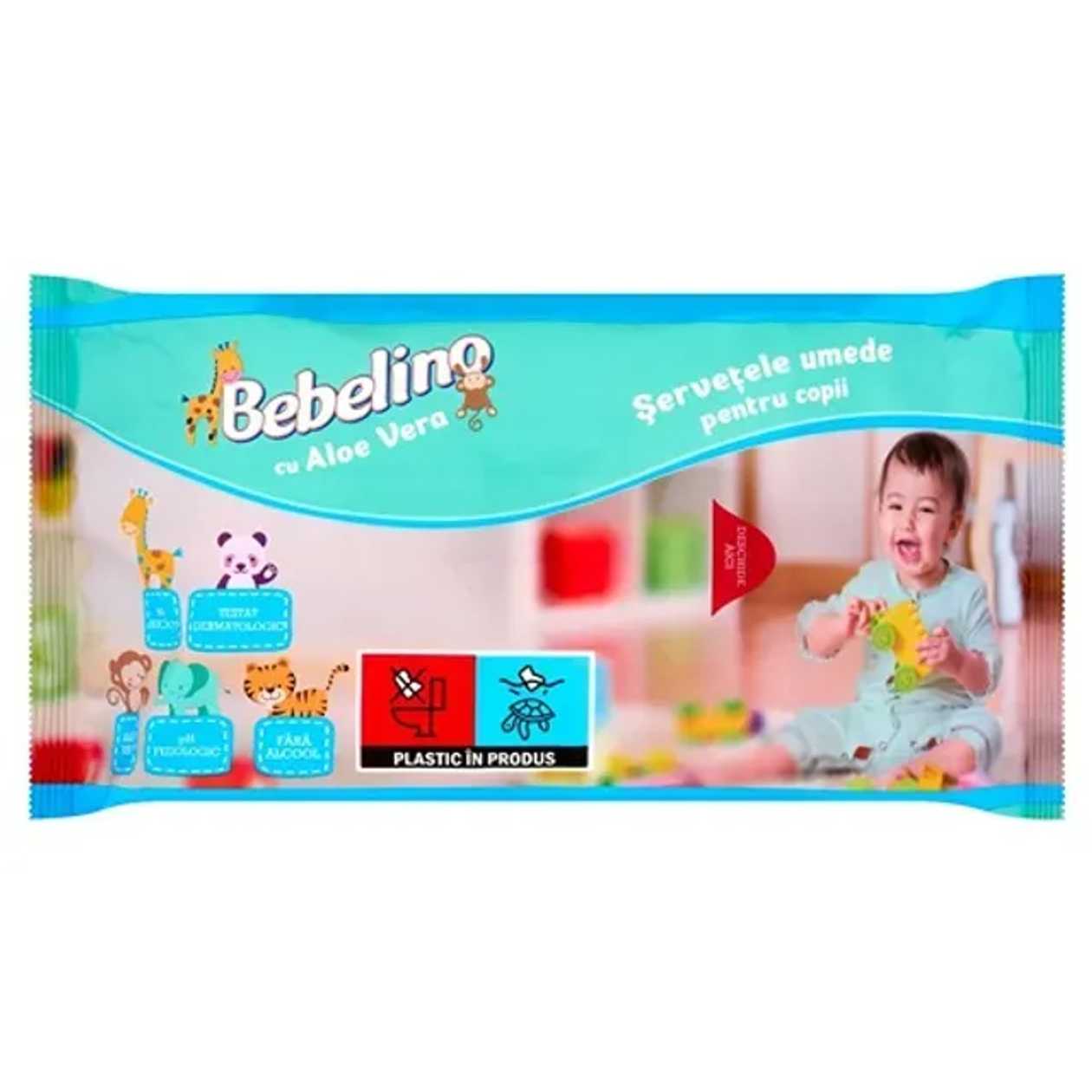 Bebelino Servetele umede copii 60 buc