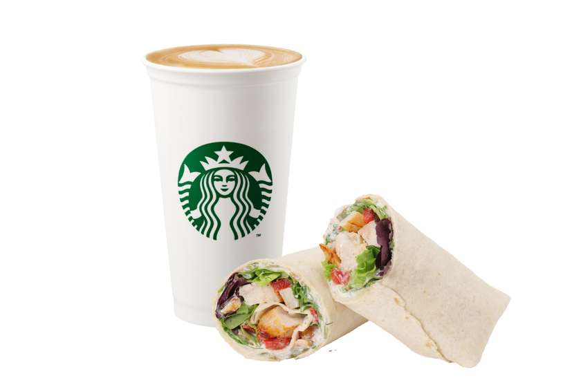 Caffé Latte & Wrap