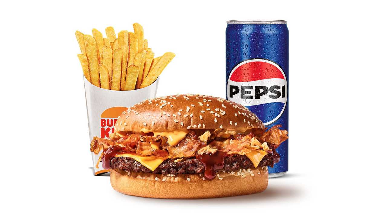 Cheesy BBQ Beef Burger Menu