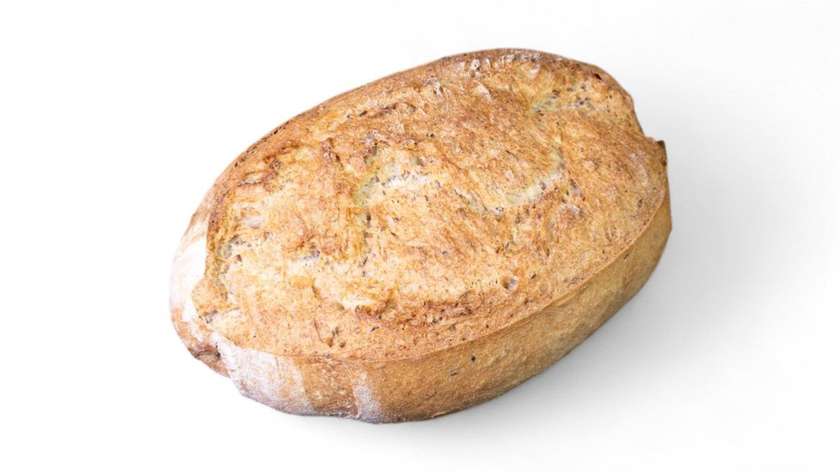 House Bread with Sourdough and Seeds