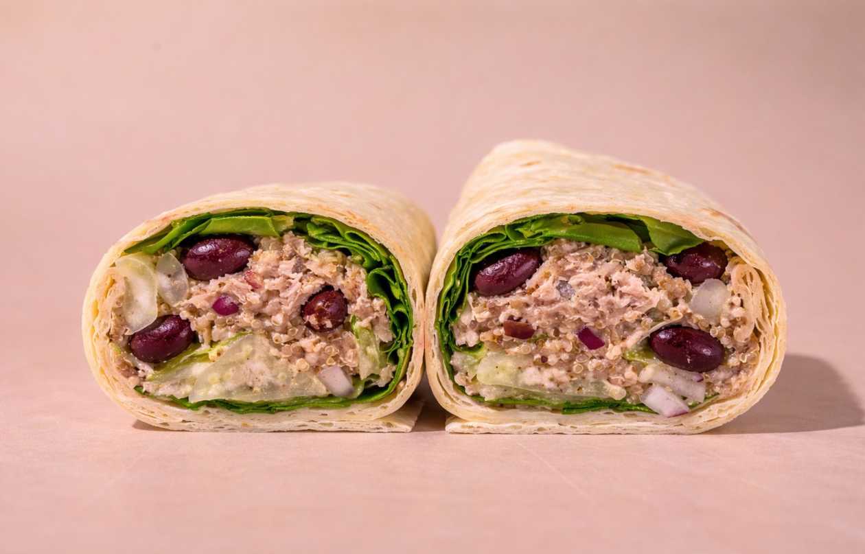 Spicy Tuna Feta Wrap (Served Fresh)
