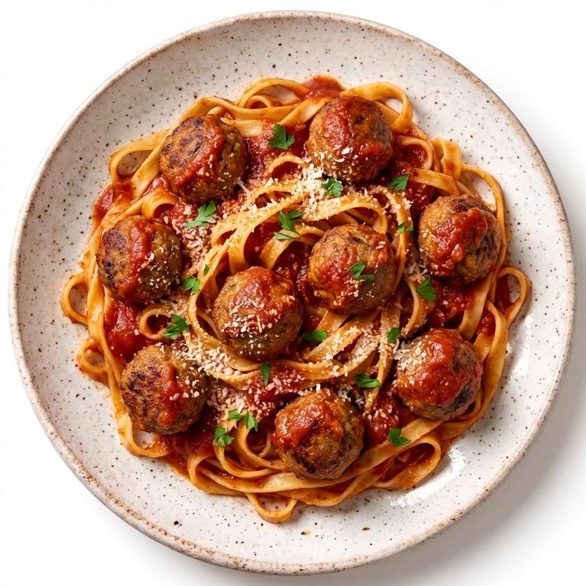 Meat ball with Tomato souse