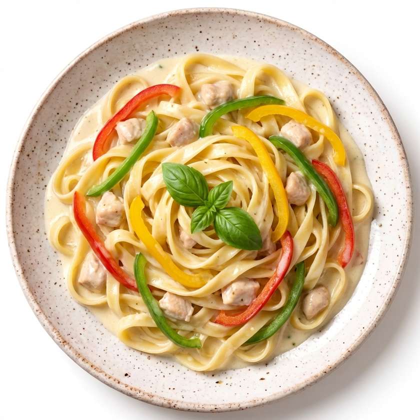 Pasta polo primavera