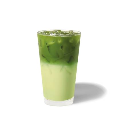 Iced Pistachio Flavour Flavour Matcha Latte
