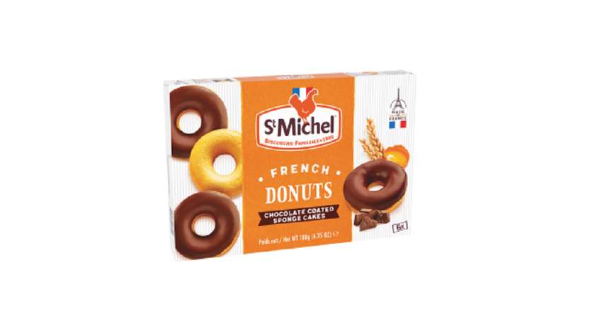 Buy St. Michel French Donuts Chocolate Marble Sponge Cakes 180g