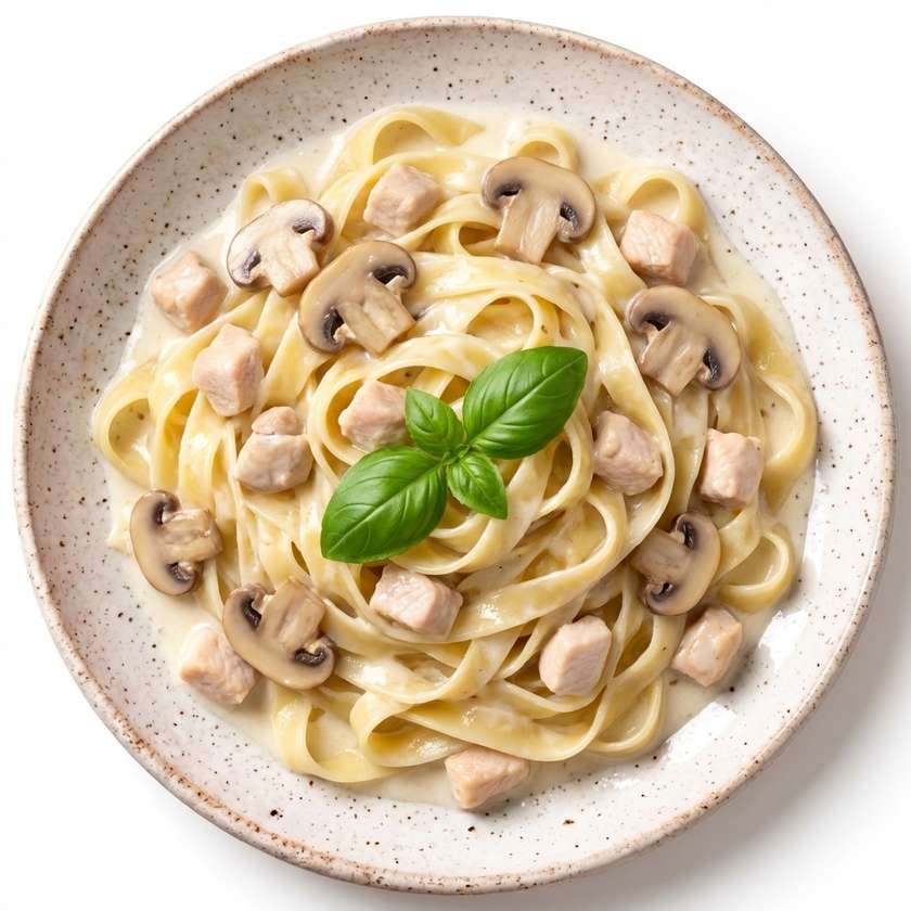 Pasta Pollo e Funghi