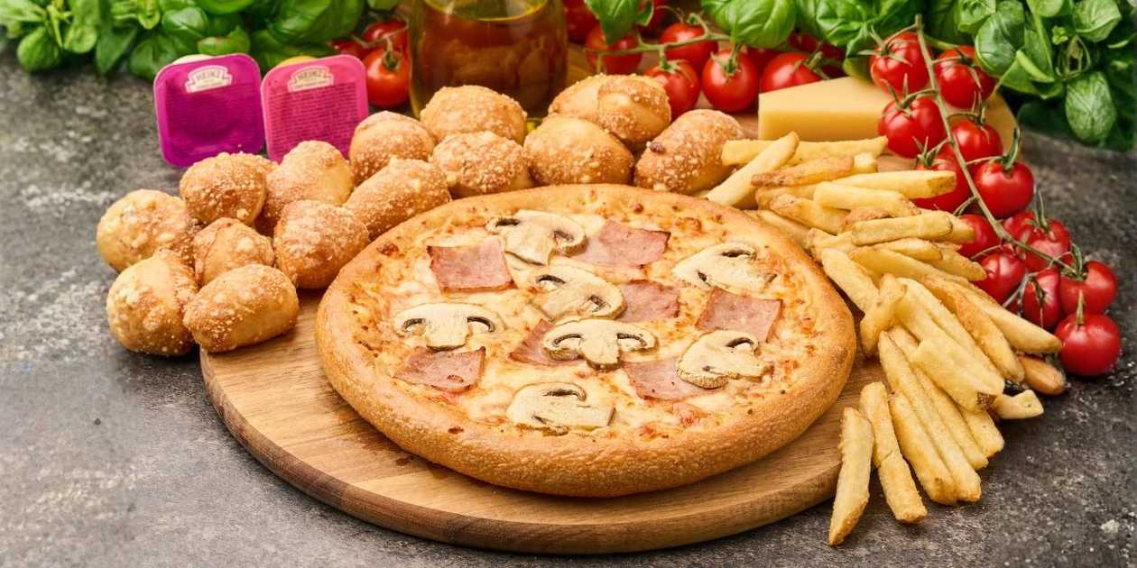 Ham & Mushrooms Combo Box