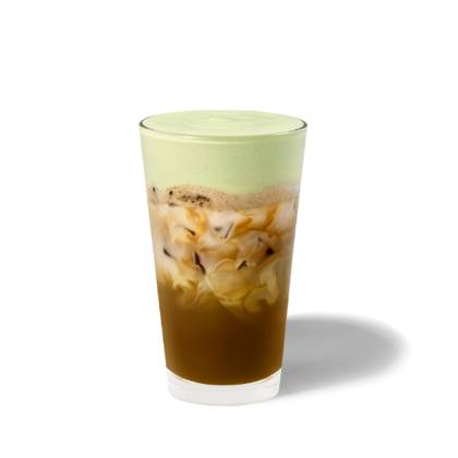 Iced Signature Pistachio Flavour Flavour Oat Shaken Espresso