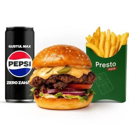 Meniu Hamburger Vita mare