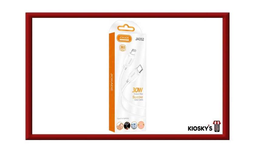 Jokade 30W Type C To Lightning & Data Cable 1m