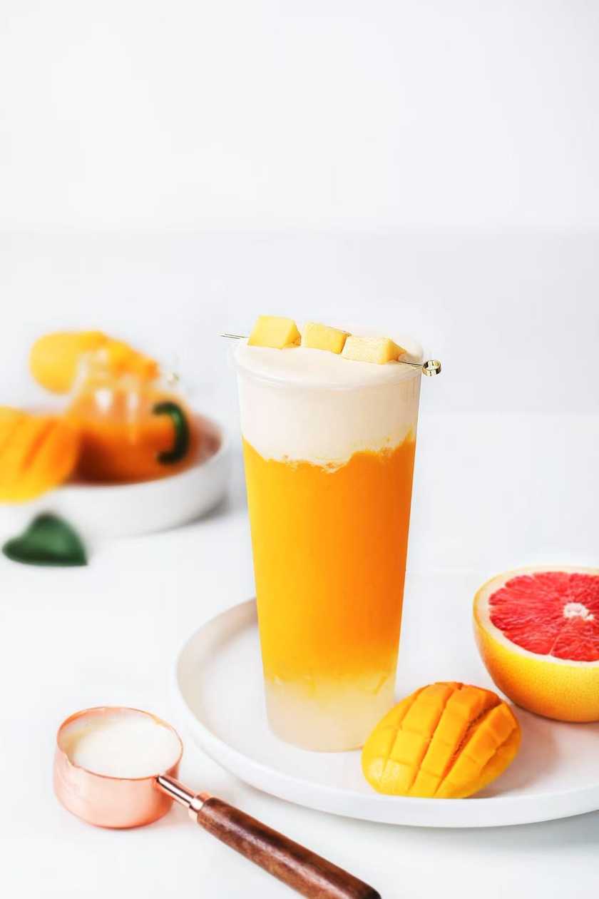 Herbata z serową pianką i mango 700ml
