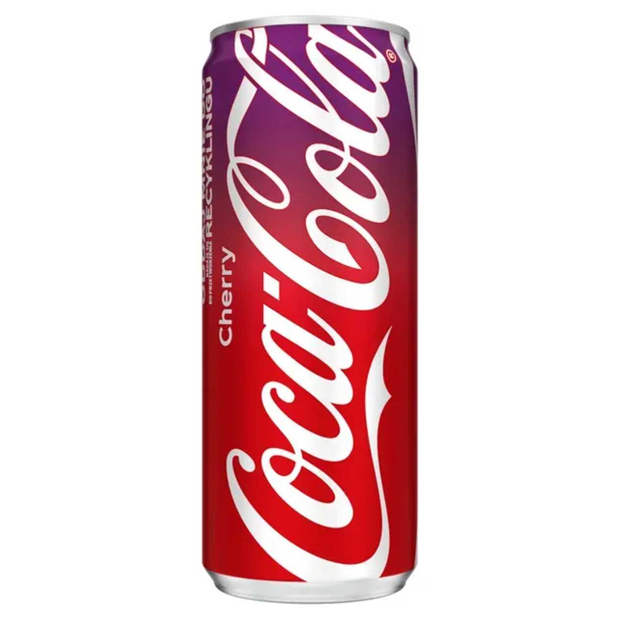 Vyšnių skonio gazuotas gaivusis gėrimas COCA-COLA Cherry, 0,33 l