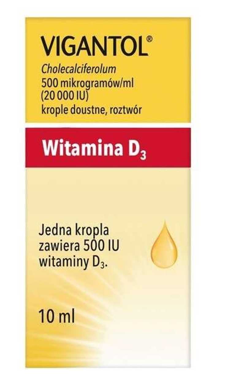 Vigantol 20 000 j.m./ml Krople doustne, 10 ml