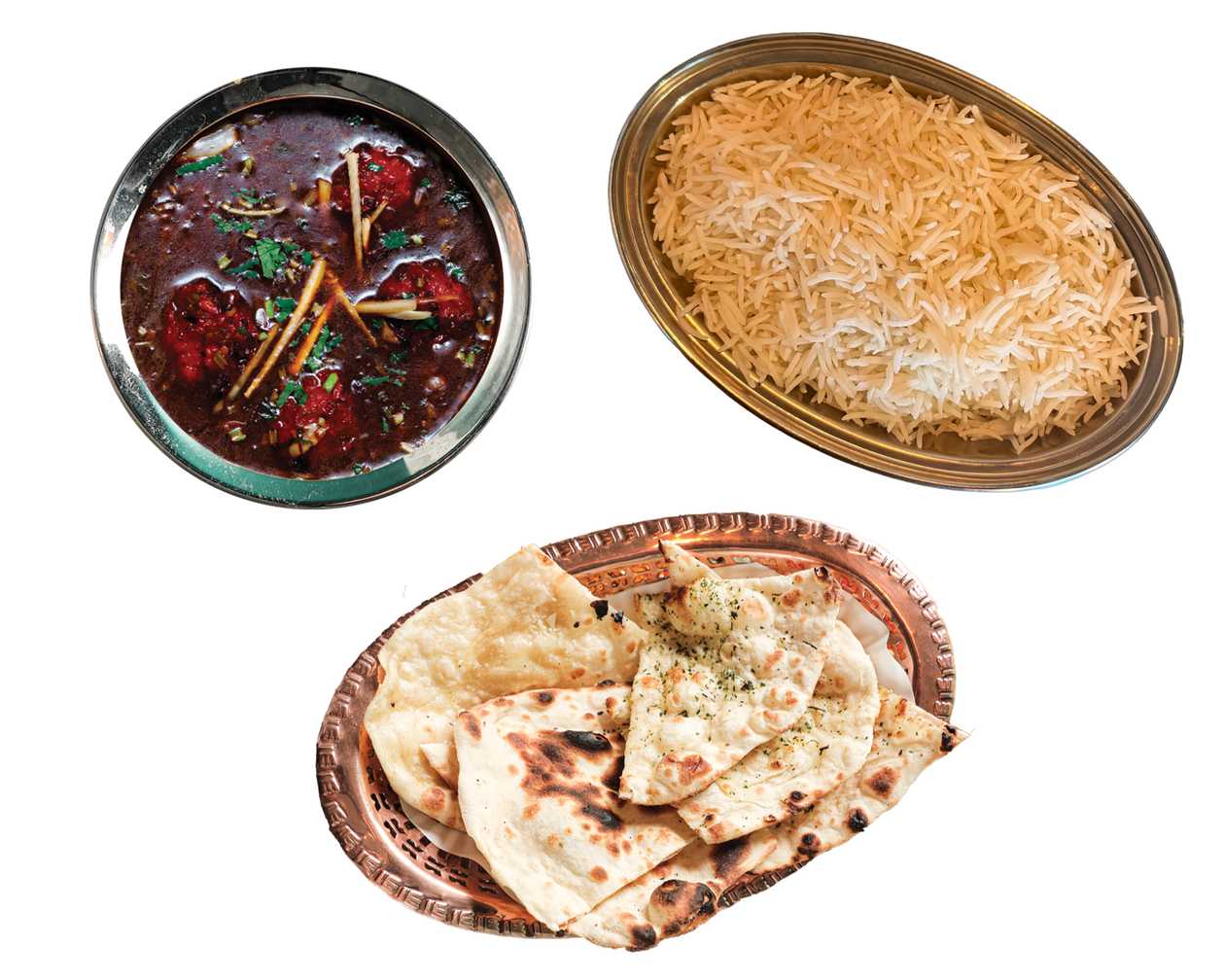 Vegetarian Manchurian  with Free rice/naan