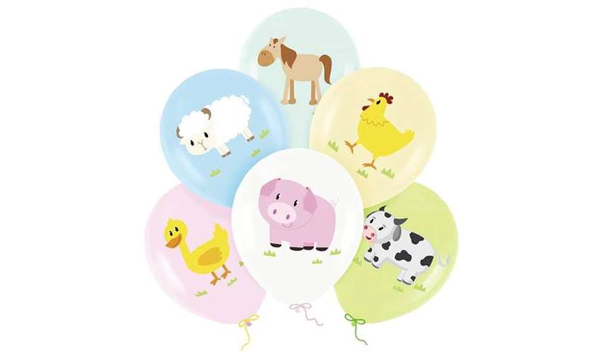 Farm Animals Balloon Set (6 pcs)