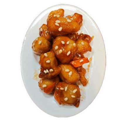 Breaded White Fish with Sweet and Sour Sauce