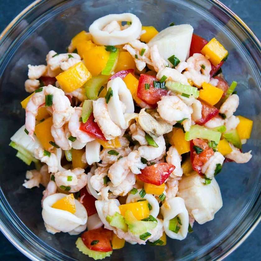 Squid with Vegetables