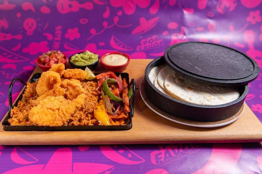 Crispy Chicken Fajitas