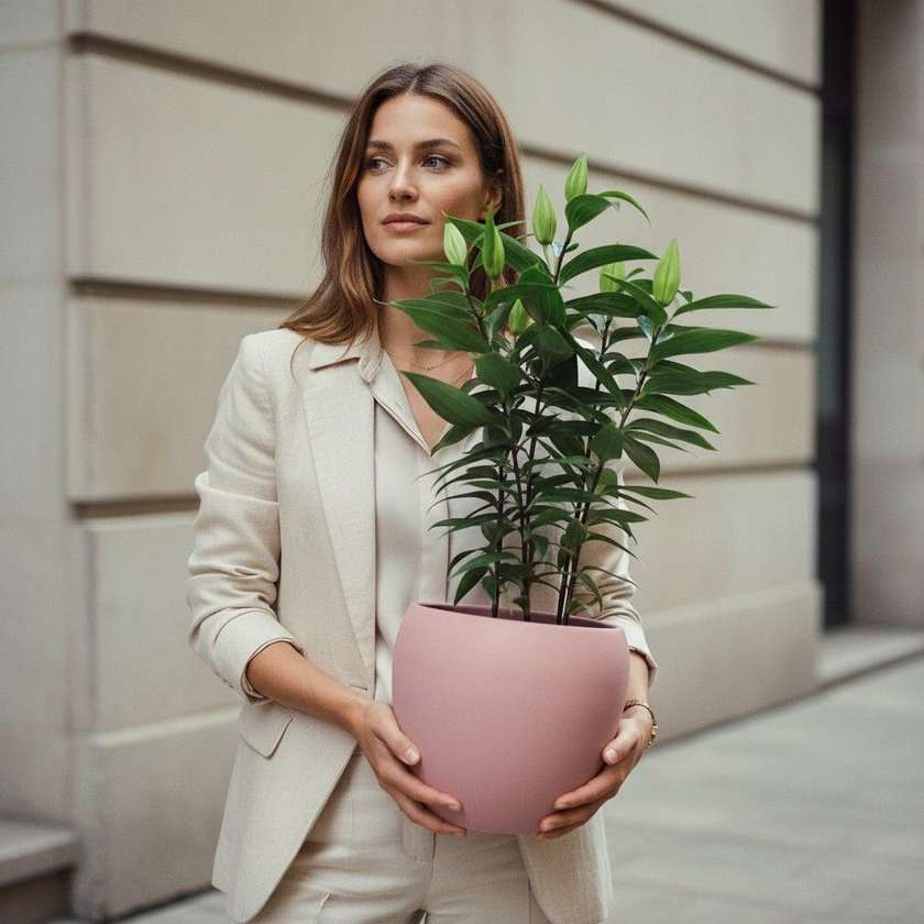 Potted Plant "Lush Lily"