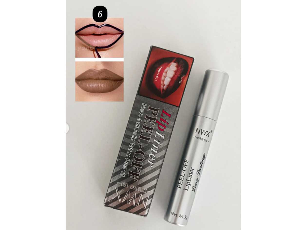 Peel Off Lip Liner, 6