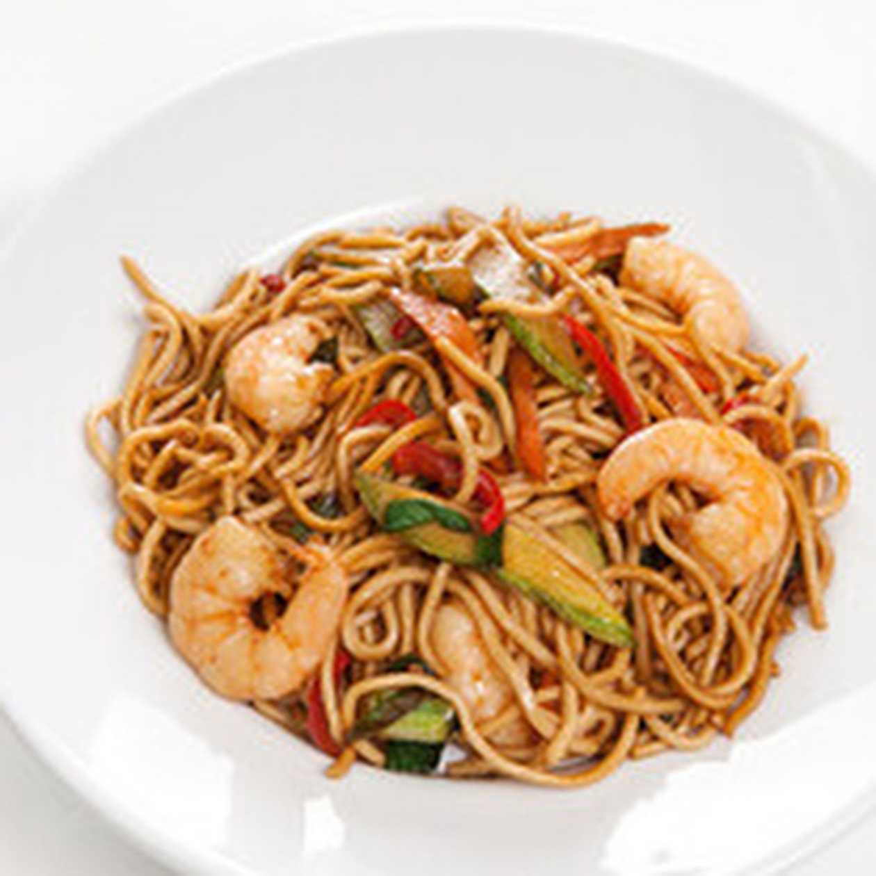 Seafood Spaghetti on a Platter