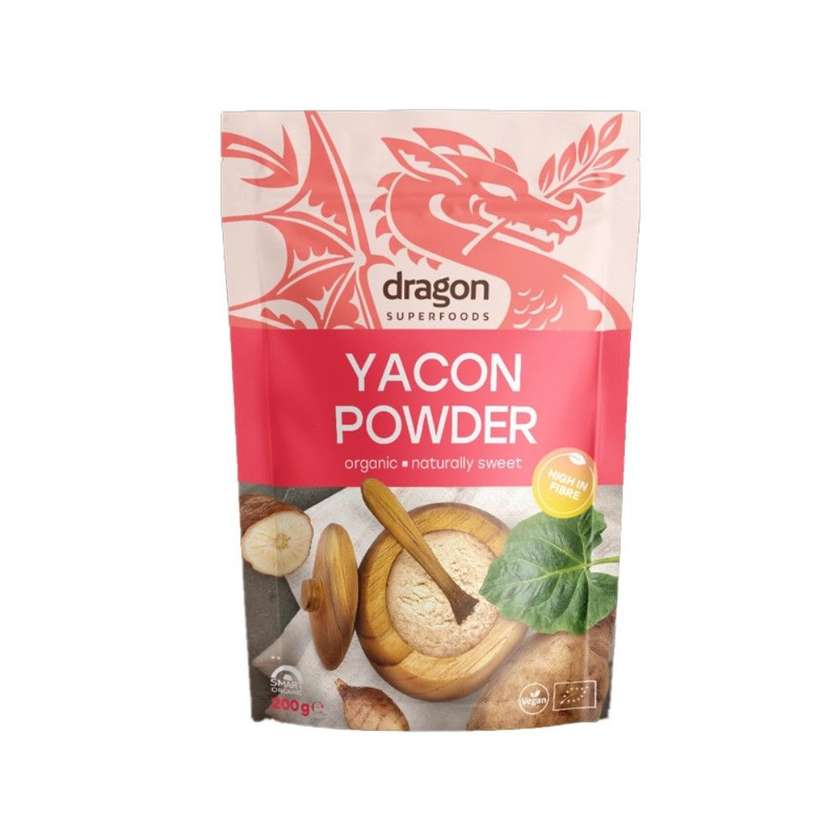 9994635 Organic Yacon Powder, 200 g, Dragon Superfoods