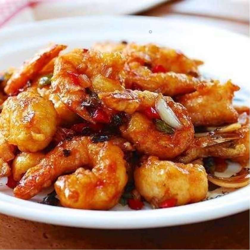 Crispy Fried Shrimp with Sweet and Sour Sauce