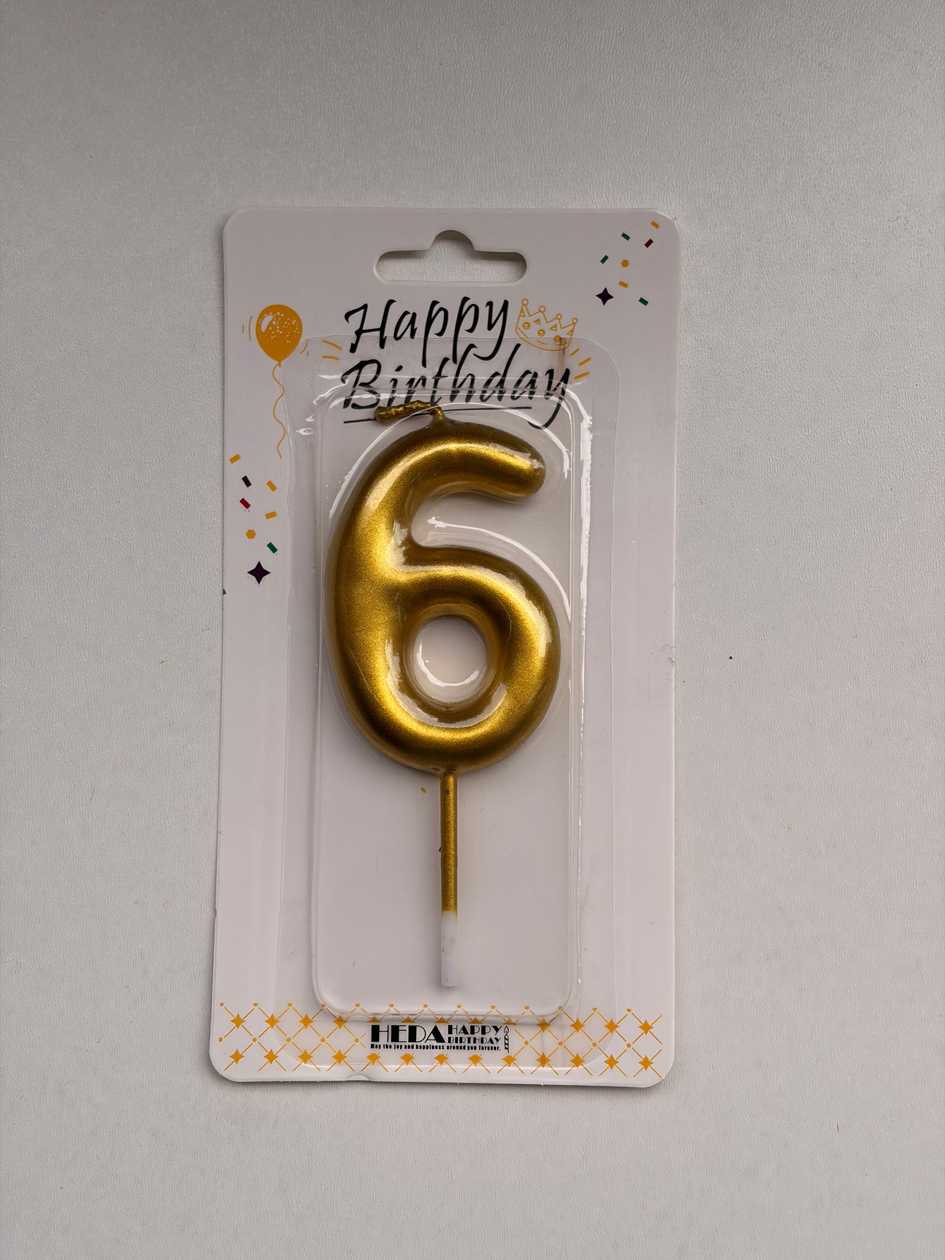 Candles number 6