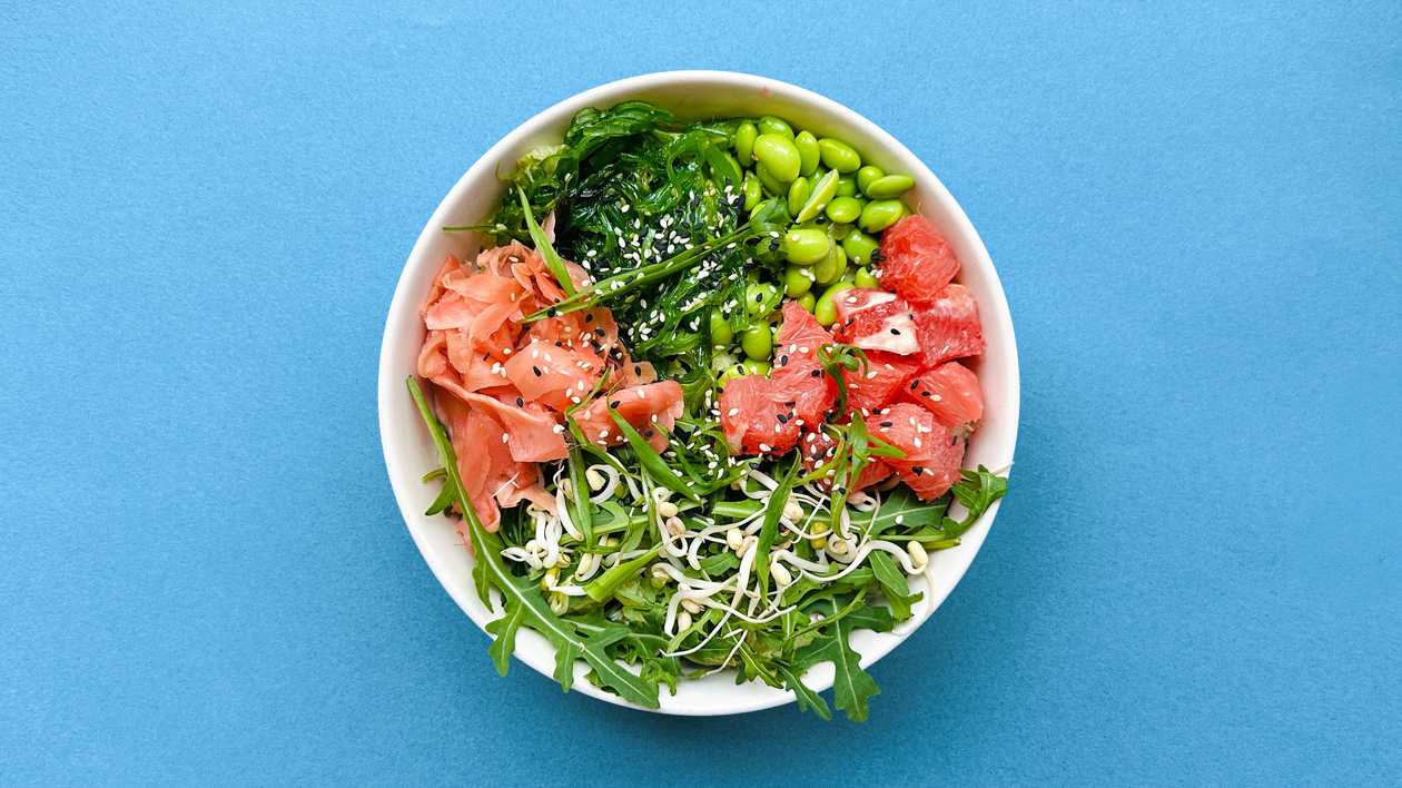 Grapefruit Wakame Salad