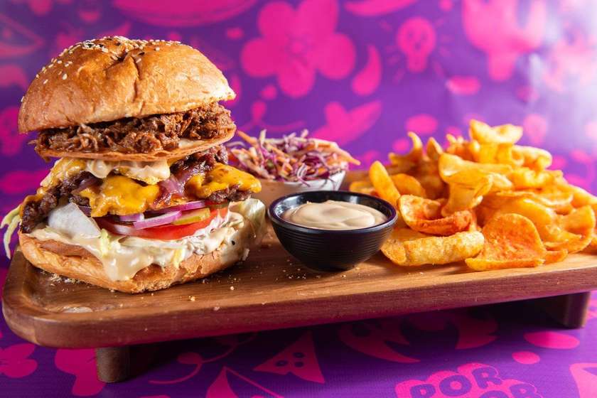 Birria Taco Burger